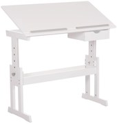 Γραφείο - Σχεδιαστήριο Παιδικό ASCENT Mdf Λευκό 109x55x87,5Υ εκ. 109x55x87.5 εκ.