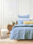 Ariete Casa Σετ Σεντόνια Βαμβακοσατέν 250 TC King Size 240×270 – Lux Home Baby Blue/Γαλάζιο