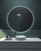 Καθρέπτης Circle Project Mirrors 5mm με κρυφό φωτισμό Led Διάσταση: Φ100, Διακόπτης Αφής: Όχι