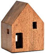 Ξύλινο Διακοσμητικό Σπίτι με διαστάσεις 12x8x9cm