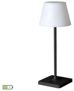 Επαναφορτιζόμενο Επιτραπέζιο Φωτιστικό LED Αλουμίνιο Happy H38 Φ15 Viokef-4276100-Μαύρο 4276100