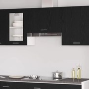 vidaXL Κρεμασμένο Ντουλάπι σε Μαύρη Δρυς - 60x31x60 εκ