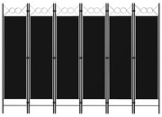 ΔΙΑΧΩΡΙΣΤΙΚΟ ΔΩΜΑΤΙΟΥ ΜΕ 6 ΠΑΝΕΛ ΜΑΥΡΟ 240 X 180 ΕΚ. 320714