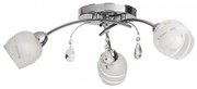 Rabalux Melissa Φωτιστικό Οροφής Τρίφωτο Πλάτους 60cm Σε Χρώμιο 2621