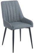 Καρέκλα Μεταλλική Julia 11.1637 49(56)x59x90cm Grey Zita Plus