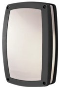 Απλίκα Φωτιστικό Τοίχου E27 2x18 IP54 Γκρι Cube II HI5612GDS ACA-HI5612GDS-Γκρι HI5612GDS