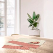Σουπλά Easter 02 45X33 Beige-Red Saint Clair 45x33cm Πολυέστερ