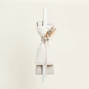 Beauty Home ΛΑΜΠΑΔΑ ΒΑΠΤΙΣΗΣ ΜΠΕΖ-ΕΚΡΟΥ ΧΡΥΣΟ ΛΟΥΡΕΞ ΜΕ ΑΠΟΞΗΡΑΜΕΝΑ