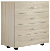 Συρταριέρα THORG C8996.01 με 4 Συρτάρια Sonama 80x40x83Y εκ. 80x40x83 εκ.