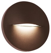 Aπλίκα IP65 Led 3w 3000K 170lm D140xP33mm Καφέ Rusty Brown Round Vita Viokef 4298301