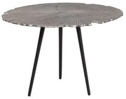 LEAF 60 SIDE TABLE NICKEL ΜΑΥΡΟ D60xH41cm - 04-0611