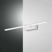 Φωτιστικό Τοίχου - Απλίκα Led Nala 3361-26-102 White L.500 Fabas Luce Μέταλλο, Μεθακρυλικό