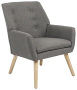 Intrahome Πολυθρόνα Likable Intrahome ύφασμα γκρι-φυσικό 67x89x86εκ | SKU: INTRAPA-366111122