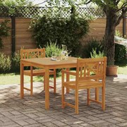 vidaXL Σέτ φαγητού για κήπο 3 pcs Καφέ Μασίφ ξύλο ακακίας