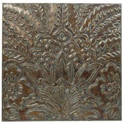 Διακοσμητικό Τοίχου ICY326 68,3x2,5x68,3cm Bronze Espiel Μέταλλο