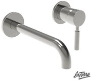 Μπαταρία Νιπτήρα Τοίχου Τech La Torre Inox 12208-110