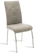 Καρέκλα Ariadne 029-000072 43X63X96 Grey Μέταλλο,Τεχνόδερμα