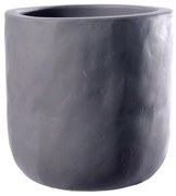 Supergreens Γλάστρα Τσιμεντένια Στρογγυλή "StoneCast" Γκρι 38x38x38 εκ.