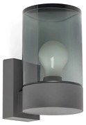 Φωτιστικό Τοίχου - Απλίκα Kila 71744 E27 max 15W Dark Grey-Fume Faro Barcelona