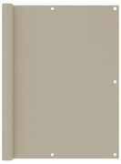 Διαχωριστικό Βεράντας Μπεζ 120 x 400 εκ. Ύφασμα Oxford 134945