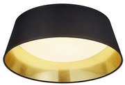 Πλαφονιέρα Οροφής 34cm Μαύρο Ύφασμα LED 14w 3000K 1500lm  Trio Lighting Ponts Ponts R62871279