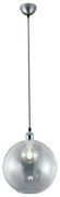 Φωτιστικό Οροφής Dino R30771007 1xE27 28W Φ30 150cm Nickel Mat RL Lighting Μέταλλο,Γυαλί