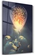 Πίνακας Γυάλινος 672BRS2038 46x72cm Multi Wallity Κάθετοι Γυαλί