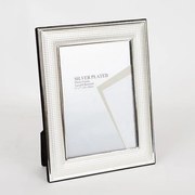 Κορνίζα Μεταλλική Επάργυρη 756-10033 13x18cm Silver Estheti Home Μέταλλο