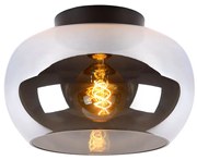 Φωτιστικό Οροφής Lucide 45177-30-65 JUDI Φυμέ (Smoke)|Μαύρο Ματ (Black Mat)