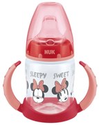 Μπιμπερό First Choice Plus Minnie 10743944 Με Λαβές 150ml 6-18 Μηνών Red Nuk 150ml Πολυπροπυλένιο