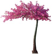 Τεχνητό Δέντρο Βουκαμβίλια 04-00-22044 310cm Brown-Fuchsia Marhome Συνθετικό Υλικό