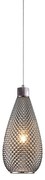 Φωτιστικό Οροφής Μονόφωτο Homelighting Dario 77-3735 Smoked Grey