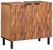 vidaXL Ντουλάπα Νιπτήρα Mπάνιου Μονόχρωμο Καφέ