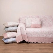 Ριχτάρι 3024 Coral Viopros Τριθέσιο 180x280cm 100% Βαμβάκι