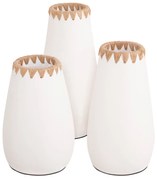 Intrahome ΣΕΤ 3ΤΜΧ ΔΙΑΚΟΣΜΗΤΙΚΑ ΒΑΖΑ ΤΕΡΑΚΟΤΑ ΣΕ ΛΕΥΚΟ ΜΕ ΠΛΕΞΗ ΨΑΘΑΣ ΣΤΟ ΣΤΟΜΙΟ intraho-1536190