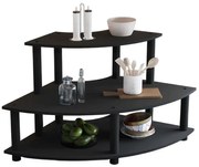 Ράφι Οργάνωσης Κουζίνας Countertop 282PTR1152 70x42x38cm Black Hanah Home Mdf,Ξύλο