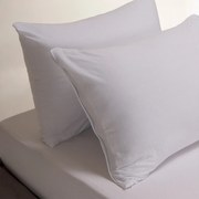 Σεντόνι King Size Με Λάστιχο + Μαξιλαροθήκες (Σετ) Melinen Jersey White
