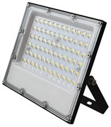 LED SMD BLACK FLOOD LUMINAIRE IP65 30W 6000K 3600Lm 100-277V AC RA80 IK08 5YRS BREATHING VALUE ACA J3060