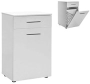 ΝΤΟΥΛΑΠΙ - ΚΑΛΑΘΙ ΑΠΛΥΤΩΝ DIAMOND MEGAPAP ΧΡΩΜΑ ΛΕΥΚΟ GLOSS 52X38X83ΕΚ.