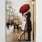 Πίνακας Καμβάς 257MJS1497 50x70cm Multi Wallity Κάθετοι Ξύλο, Καμβάς