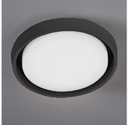 Πλαφονιέρα Φωτιστικό Οροφής LED 30W IP54 3000K Alu Zafferano-LD0132G3-Γκρι LD0132G3