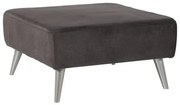 Artekko Σκαμπώ NIL 80x80x47 ύφασμα Iga 1008 και ξύλινα πόδια Artekko 783-7125
