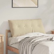 vidaXL Μαξιλάρι Πλάτης Κρεμ 100 x 50 cm Ύφασμα Μικροΐνας