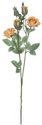 Τεχνητό Λουλούδι Rose 21149 65cm Green-Champagne GloboStar Πολυαιθυλένιο,Ύφασμα