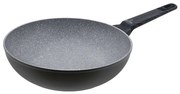 Τηγάνι Wok Cuisson 01-11093 Φ28cm Grey Estia 28cm Αλουμίνιο