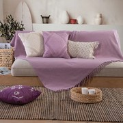 Ριχτάρι Fargo Mauve Nef-Nef Διθέσιο 180x250cm 100% Βαμβάκι