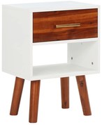 vidaXL Κομοδίνο 40 x 30 x 57 εκ. από Μασίφ Ξύλο Ακακίας