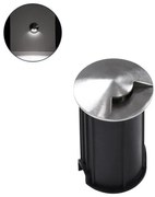 Χωνευτό Σποτ Φωτιστικό Δαπέδου One Sided LED 1W IP68 4500K Ίνοξ-UNDERGROUND-RENA 90661 Globostar-90661-Inox 90661