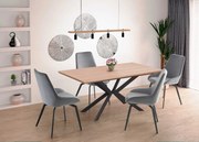 LEGARTO table natural oak/black DIOMMI V-CH-LEGARTO-ST