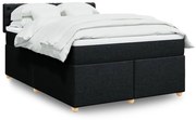 ΚΡΕΒΑΤΙ BOXSPRING ΜΕ ΣΤΡΩΜΑ ΜΑΥΡΟ 140X190 ΕΚ. ΥΦΑΣΜΑΤΙΝΟ 3286684